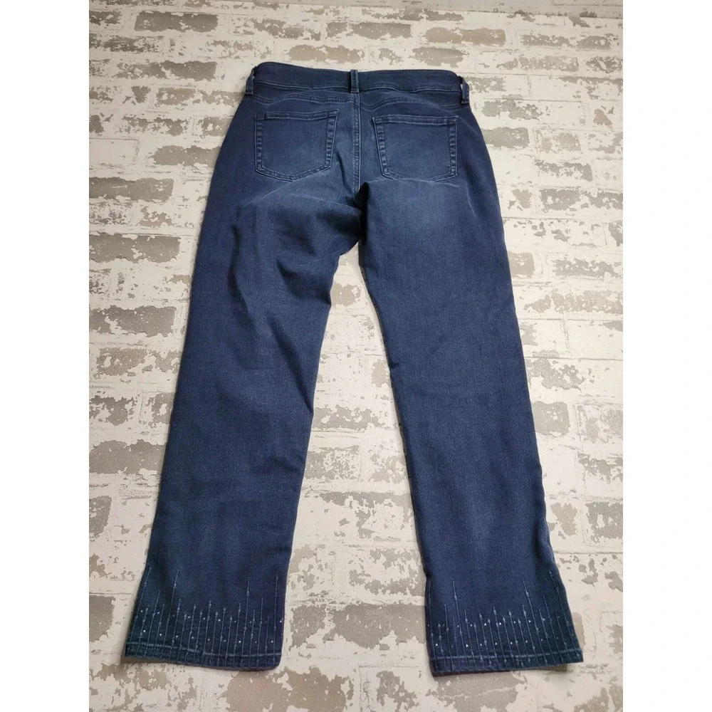 NYDJ Sheri Ankle Jeans Women's 4P Lift Tuck Technology Not Your Daughter's Jeans